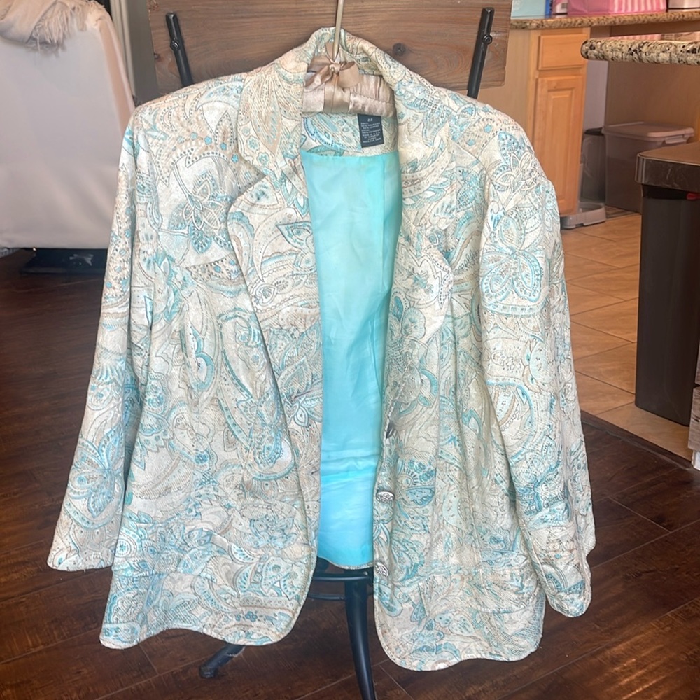 Lane Bryant spring blazer. I wore this and always received compliments on it.